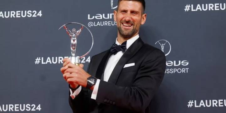 Djokovic le ganó un reconocido premio a Messi