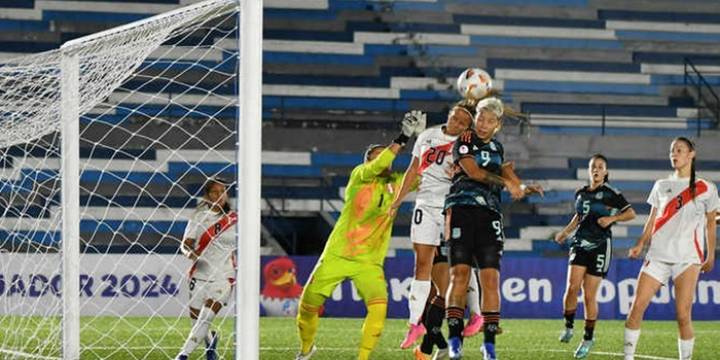 Sub 20 Femenino: Argentina goleó a Perú 5 a 0