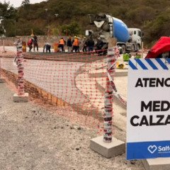 Avanzan las obras en el acceso al cerro San Bernardo