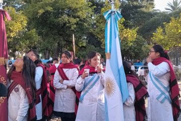 Día de la Bandera: Alumnos de 4º le prometen lealtad