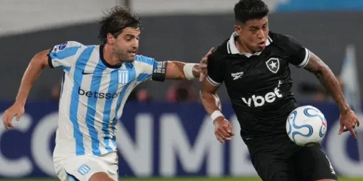 Racing Club cayó 3-2 contra Botafogo