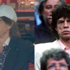 Mick Jagger alentó a la selección inglesa