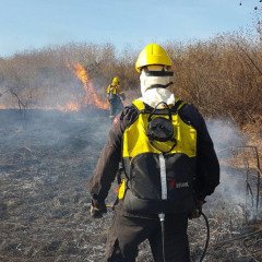 Por las altas temperaturas, rige un alerta por incendios forestales para este jueves