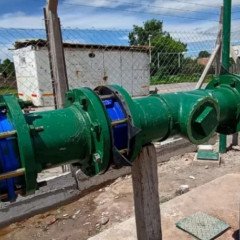 Avanza la nueva fuente de abastecimiento en Hipólito Yrigoyen