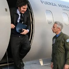 El presidente Milei partió rumbo a Ecuador
