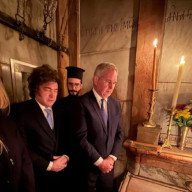  Javier Milei homenajeó al papa Francisco