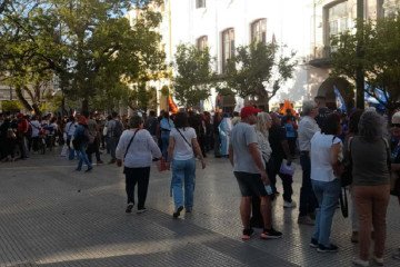 Salta marchó contra la Ley de Propiedad Privada