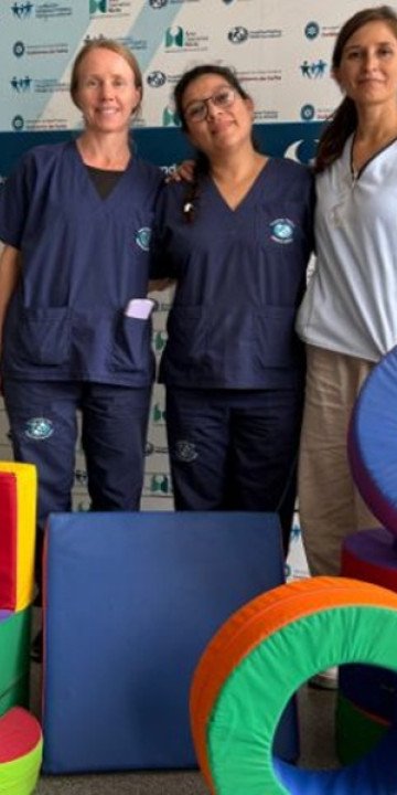 Donación al Servicio de Kinesiología del Materno Infantil