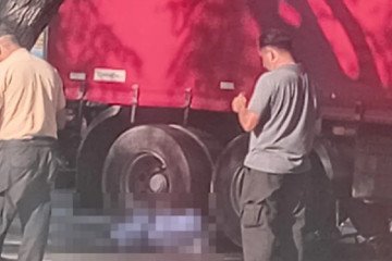 Camión atropelló a una ciclista en Av. Sarmiento