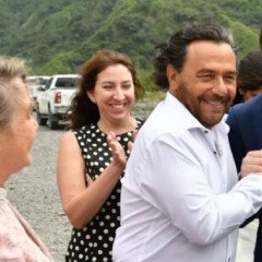 Sáenz y la presidente de Fonplata supervisaron el nuevo bypass en Quijano
