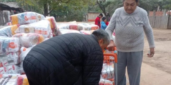 Refuerzo alimentario en Embarcación