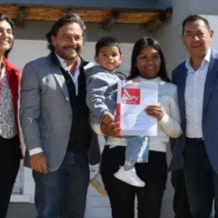 Sáenz entregó 40 viviendas en Moldes 