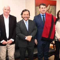 El Gobernador recibió a autoridades de la DAIA