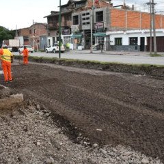 Avanza la obra de renovación de la Avda. Las Américas en Villa Mitre