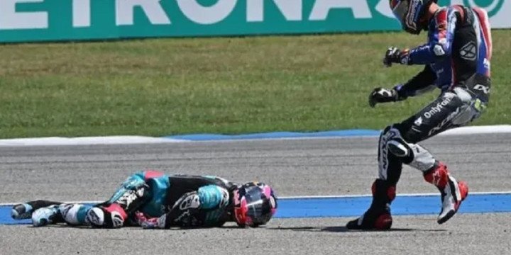 Dramático accidente en el Mundial de Moto 2