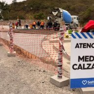 Avanzan las obras en el acceso al cerro San Bernardo