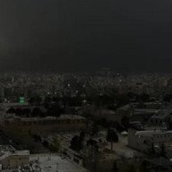 Teherán amanece bajo una 