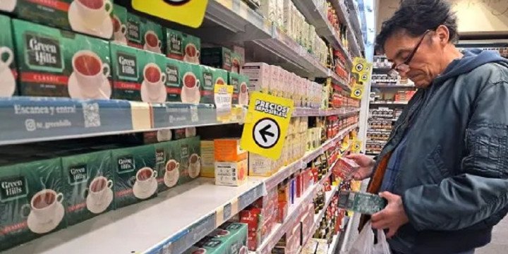 Bajó el consumo en supermercados 