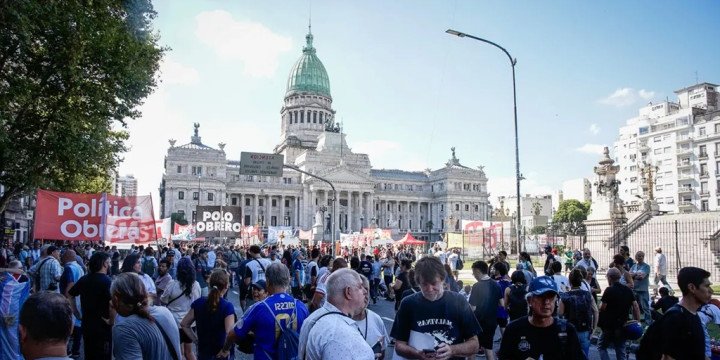 Operativo de seguridad en el Congreso