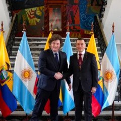 Javier Milei se reunió con Daniel Noboa 