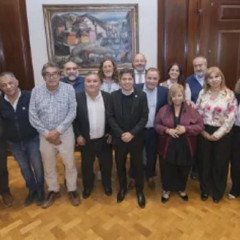 Kicillof recibió a dirigentes sindicales