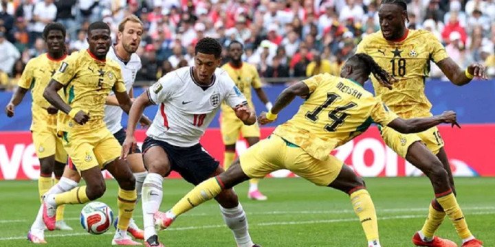 Inglaterra y Ghana empataron 0 a 0