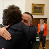 Milei recibió en Casa Rosada a Nahuel Gallo