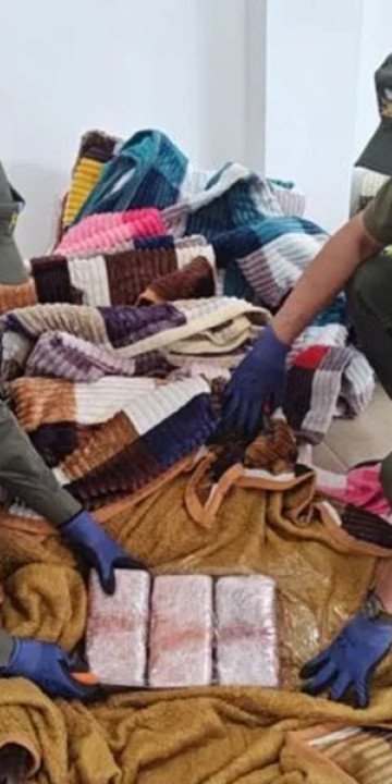 Incautaron 51 kg de marihuana en un tour de compras