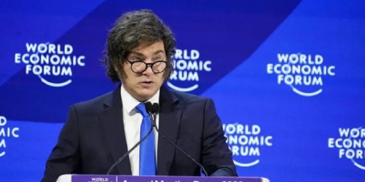 Javier Milei pronunció su discurso en Davos