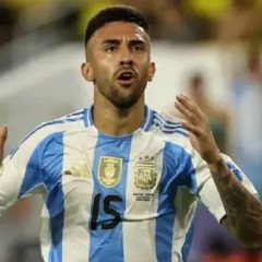 Nicolás González sufrió una lesión muscular