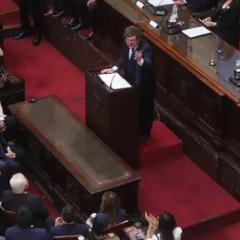 Milei dio su mensaje ante la Asamblea Legislativa