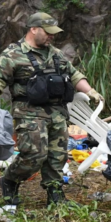 Nuevo operativo de limpieza en el cerro San Bernardo