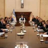 Milei lideró una nueva reunión de Gabinete