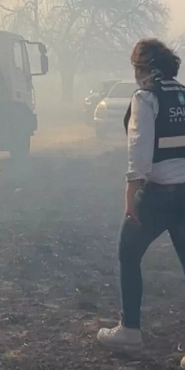 Provincia y Municipio articulan acciones para sofocar incendios