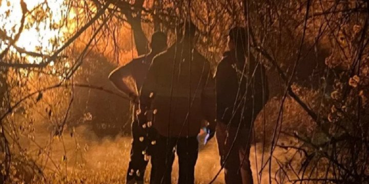 Combate de incendios en Cafayate