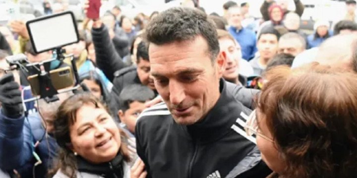 La despedida de Lionel Scaloni de Pujato