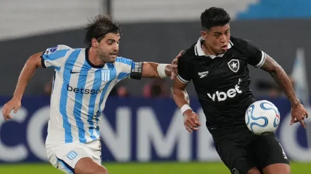 Racing Club cayó 3-2 contra Botafogo