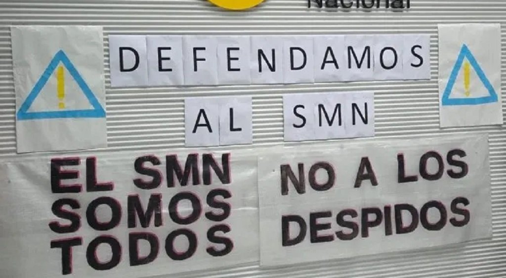 Despidieron a 140 trabajadores del SMN