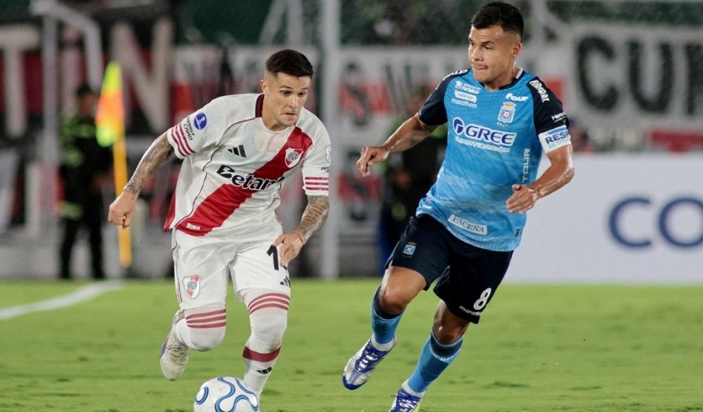 River empató con Blooming en Bolivia