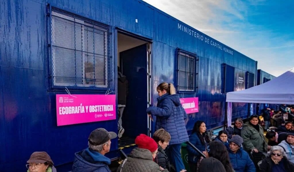 Llega a Salta el tren sociosanitario "25 de Mayo"