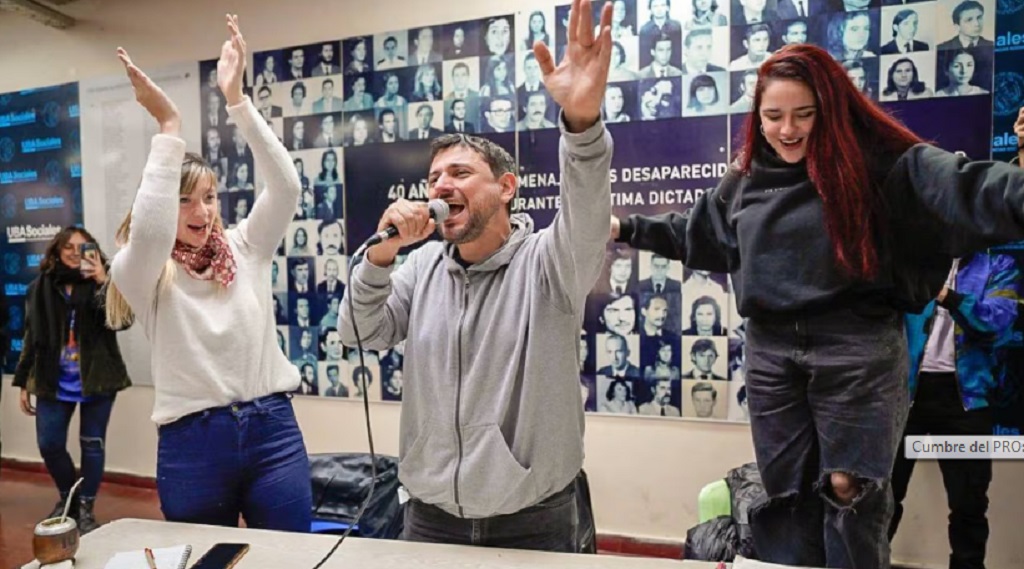 Grabois se mostró con Máximo Kirchner