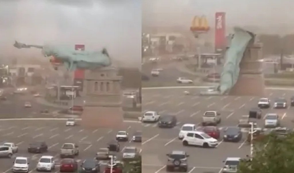 Violento temporal en el sur de Brasil