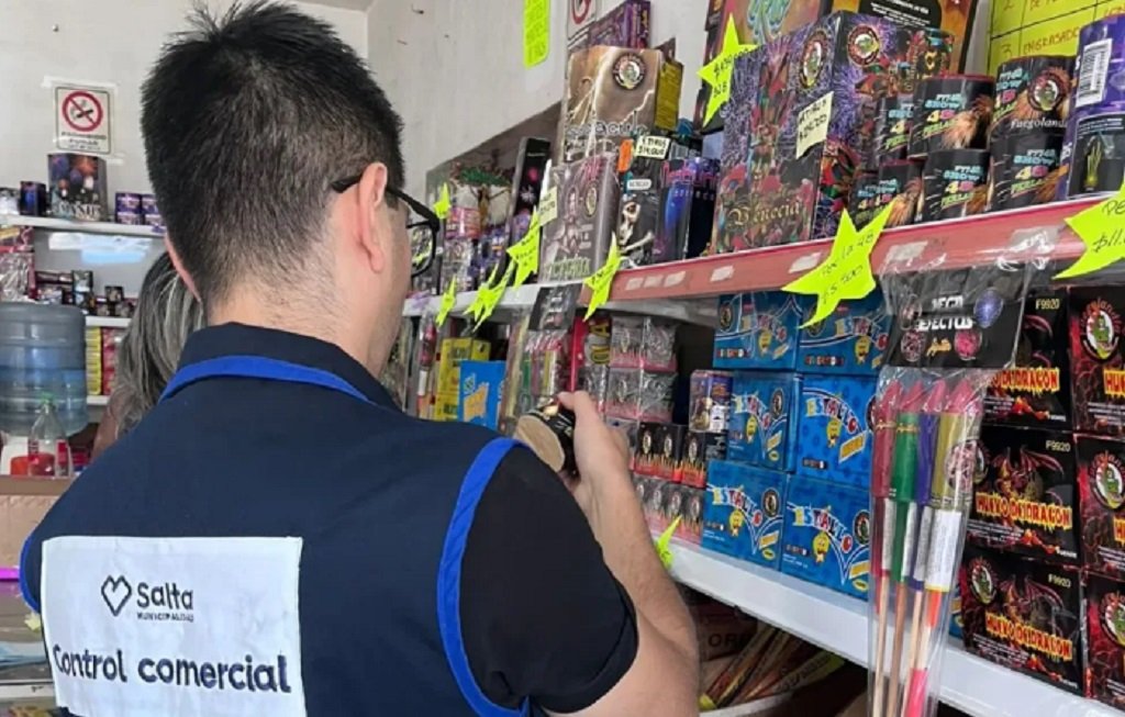 Amplio operativo de control por venta de pirotecnia sonora