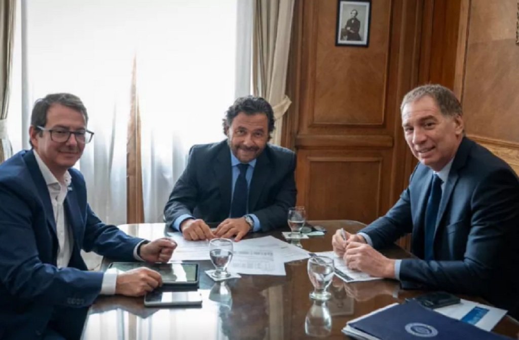 El gobernador Sáenz se reunió con Diego Santilli