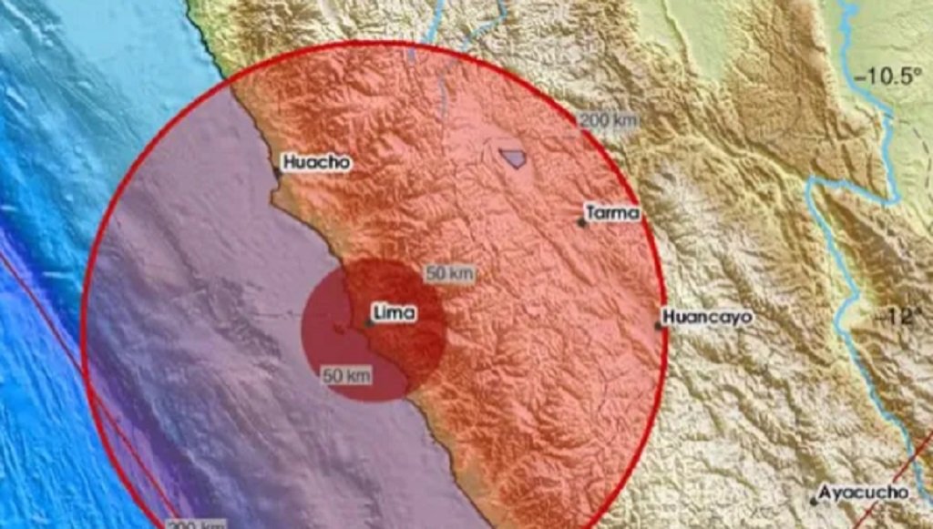 Fuerte sismo sacudió al norte de Perú
