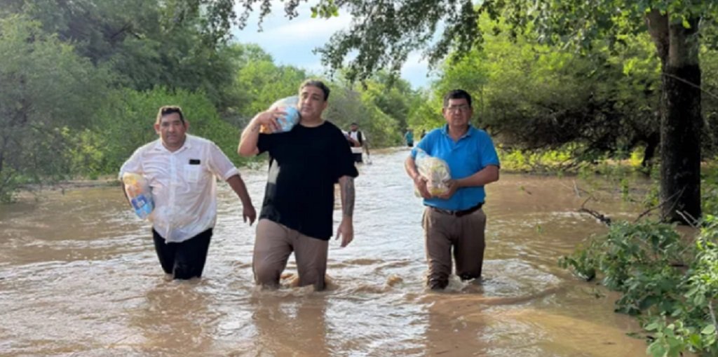Provincia reforzó las asistencias en Pichanal tras la crecida del río Bermejo