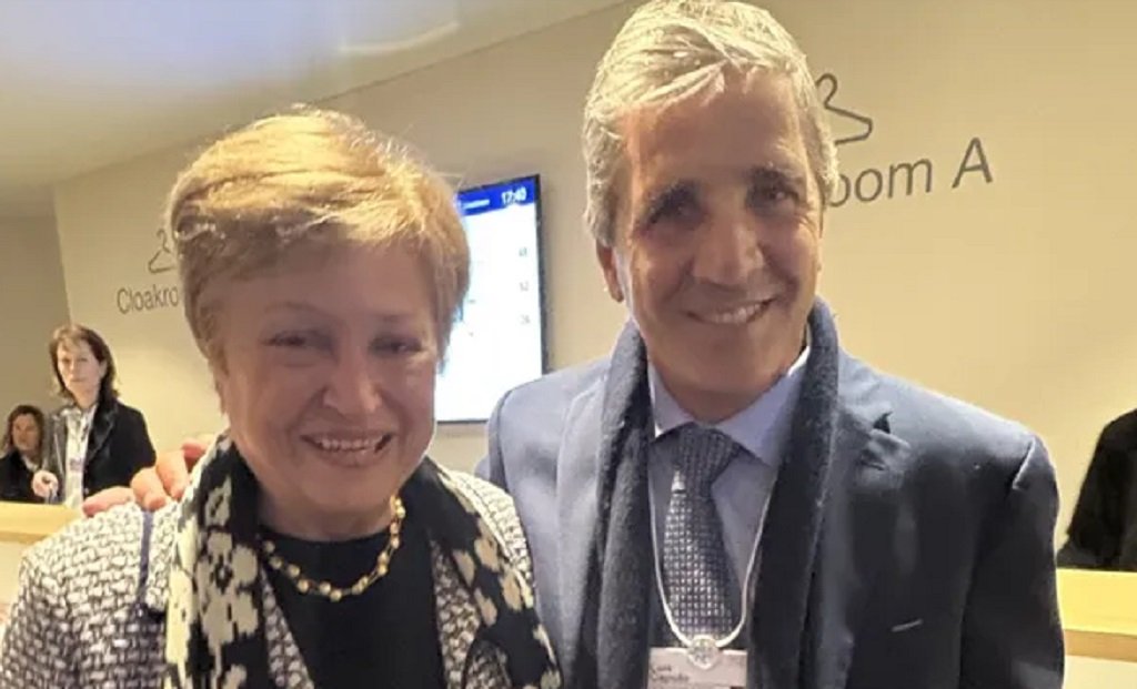 Georgieva se reunió con Caputo en Davos