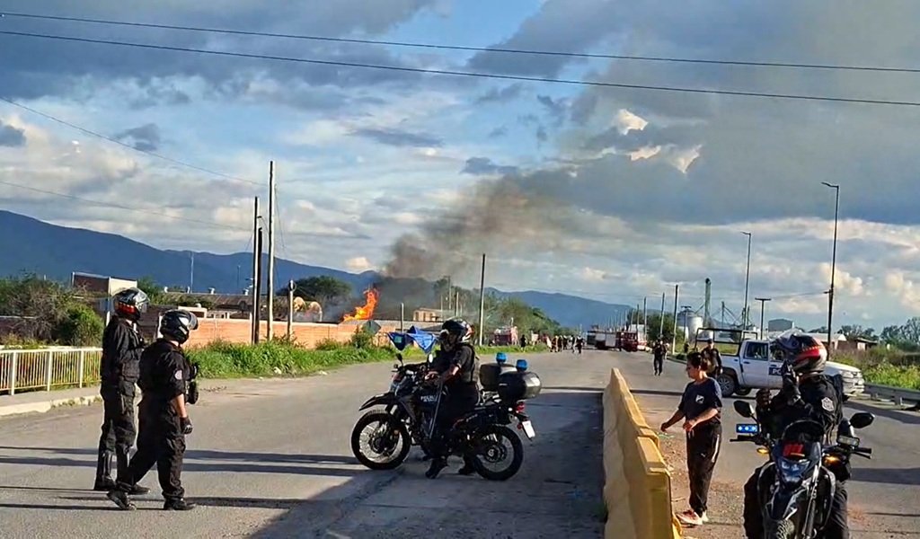 Incendio en una planta de gas en la zona sudeste