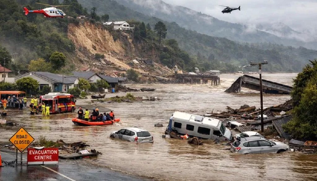 Nueva Zelanda en alerta tras un temporal