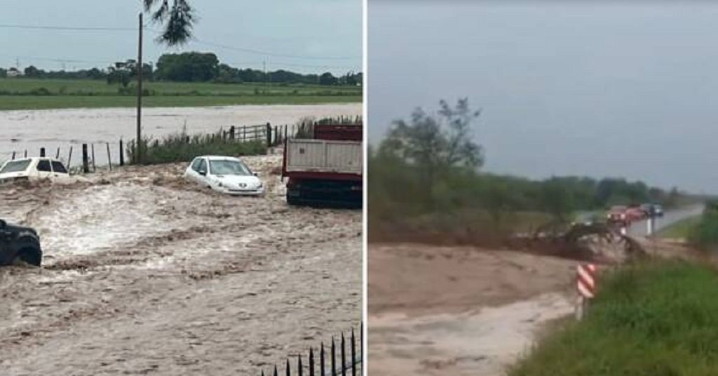 Fuerte temporal en el Valle de Lerma 
